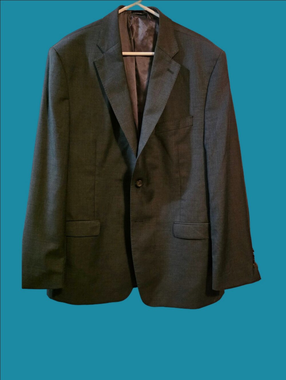 4/$97 Deal! Ralph Lauren Men's Dark Charcoal Gray Wool Blazer